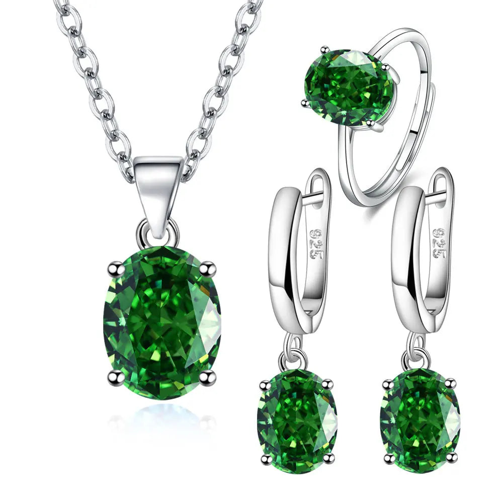 Set Collana anello e orecchini Argento 925
