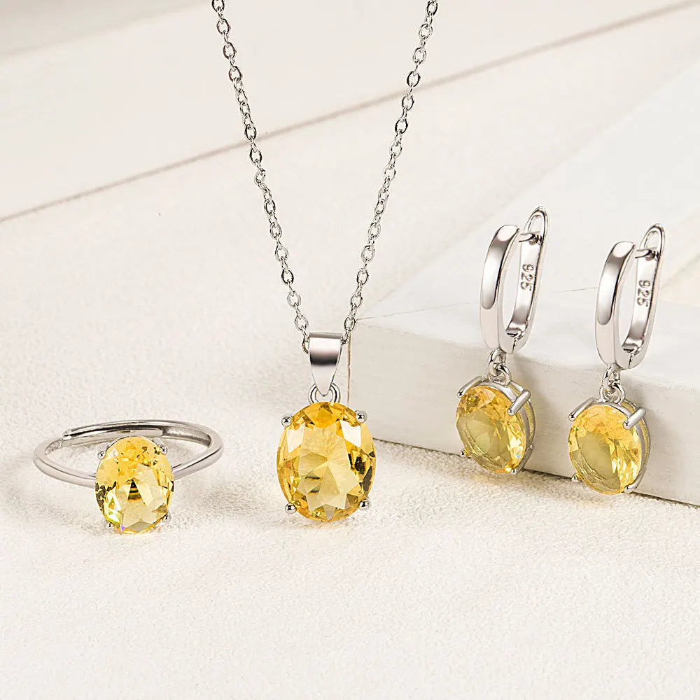 Set Collana anello e orecchini Argento 925