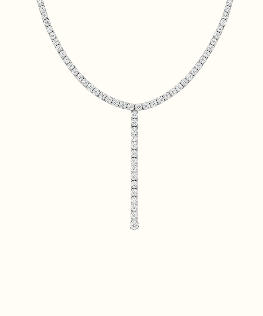 Collana tennis pendente