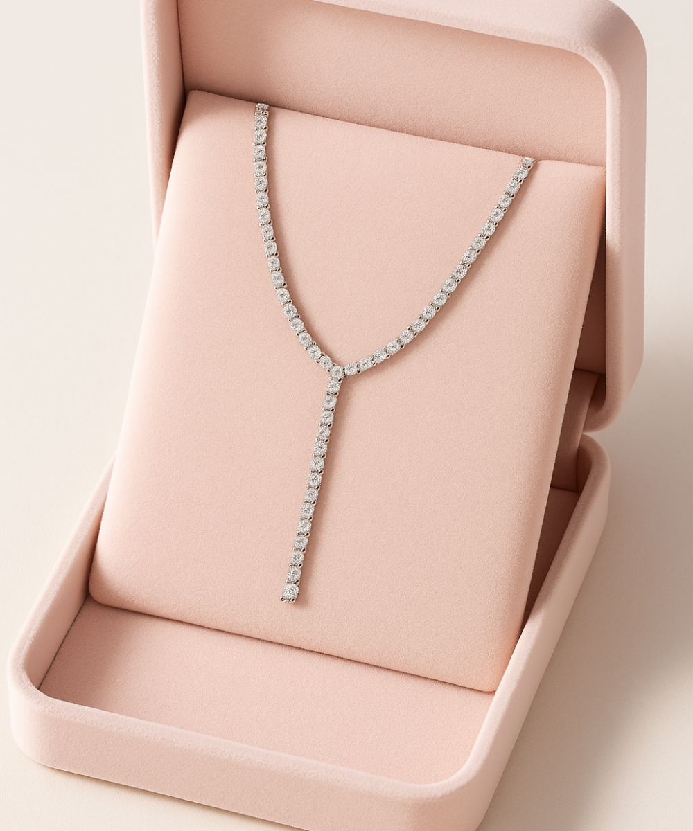 Collana tennis pendente