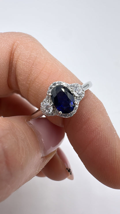 ANELLO IN ARGENTO 925 CON ZIRCONI