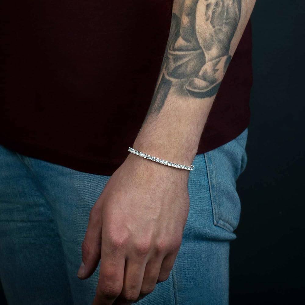 Collana e Bracciale Tennis UNISEX SET SUPER OFFERTA