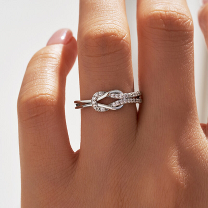 Anello Nodo da Donna in Argento 925